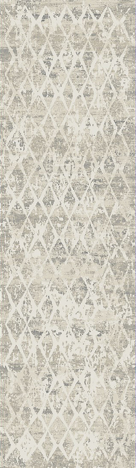 Dynamic Rugs Quartz 27039 Ivory / Silver Rugs - runner view