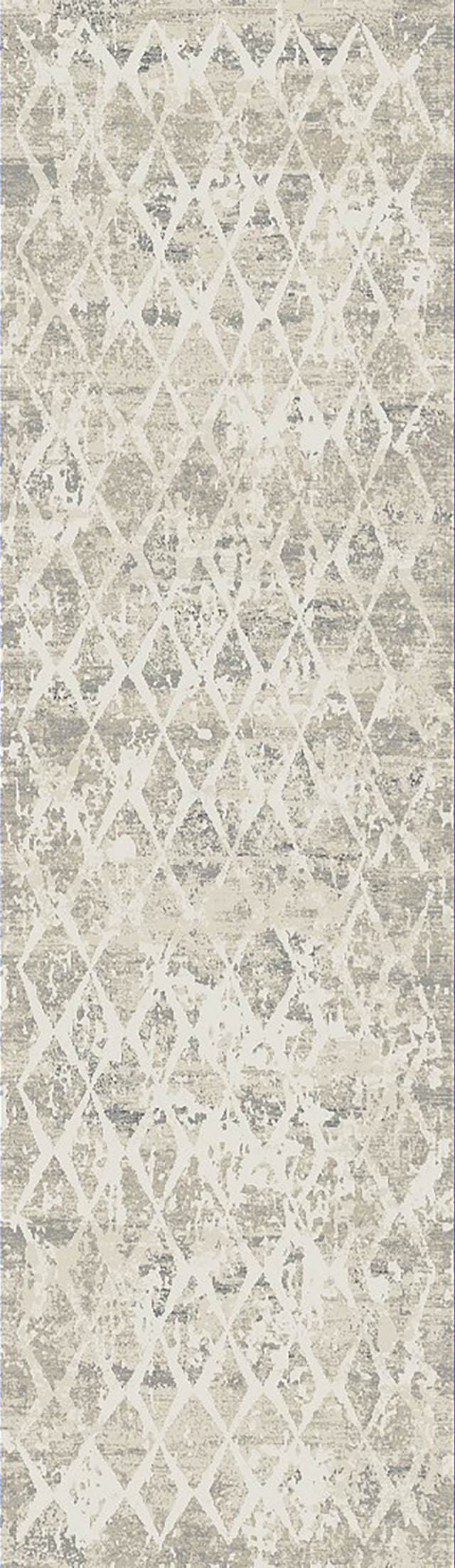 Dynamic Rugs Quartz 27039 Ivory / Silver Rugs - runner view