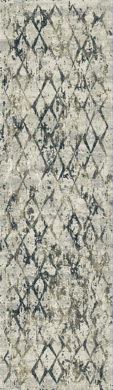 Dynamic Rugs Quartz 27039 Light Beige / Blue Rugs - runner view