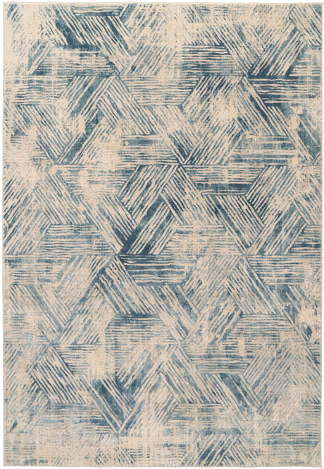 Dynamic Rugs Quartz 27041 Beige / Blue Rugs - rectangular rug view