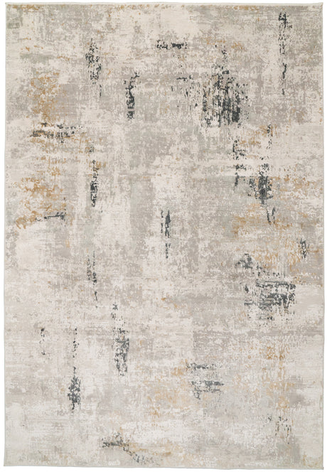Dynamic Rugs Quartz 27048 Ivory / Grey Rugs - rectangular rug view