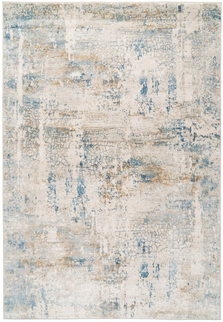 Dynamic Rugs Quartz 27050 Ivory / Blue Rugs - rectangular rug view