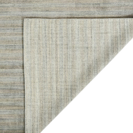 Amer Raffia RAF-5 Silver Gray area rug - back view