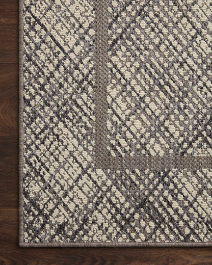 Loloi Rainier Rai-10 Ivory/Charcoal Area Rug