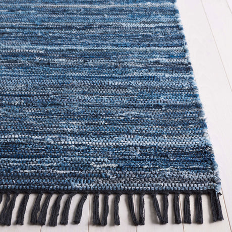 Safavieh Rag Rug Rar301M Blue/Black Area Rug