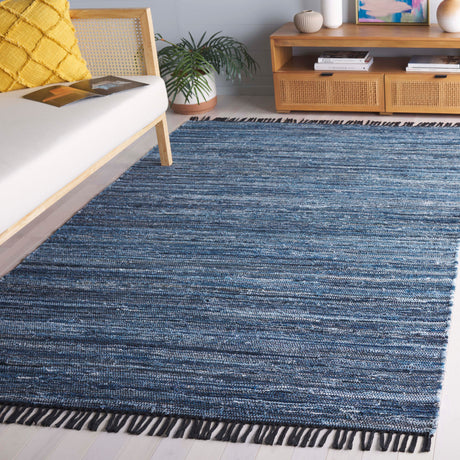 Safavieh Rag Rug Rar301M Blue/Black Area Rug