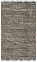Safavieh Rag Rug Rar301Y Dark Green/Black Rug.