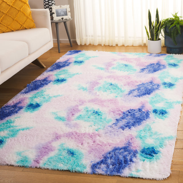 Safavieh Rainbow Shag Rbo100S Rainbow/Multi Rug.