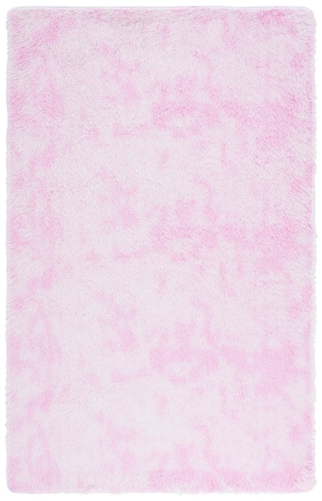 Safavieh Rainbow Shag Rbo100U Pink Rug.