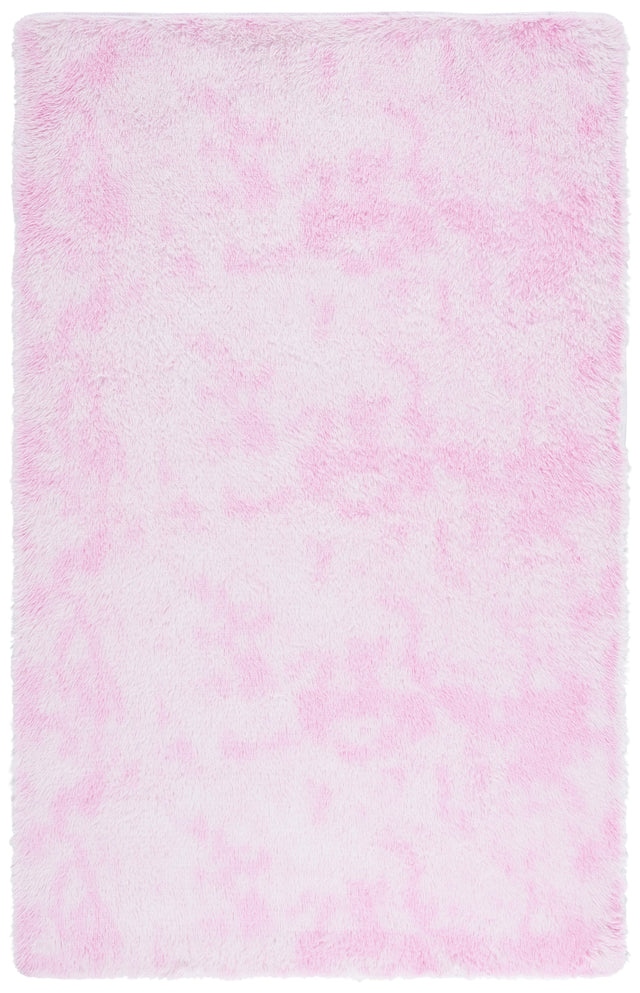 Safavieh Rainbow Shag Rbo100U Pink Rug.