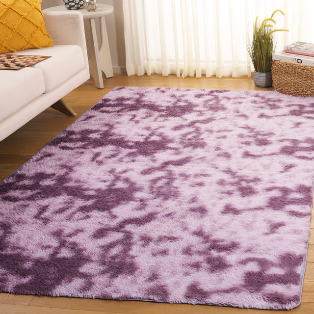 Safavieh Rainbow Shag Rbo100V Purple Rug.