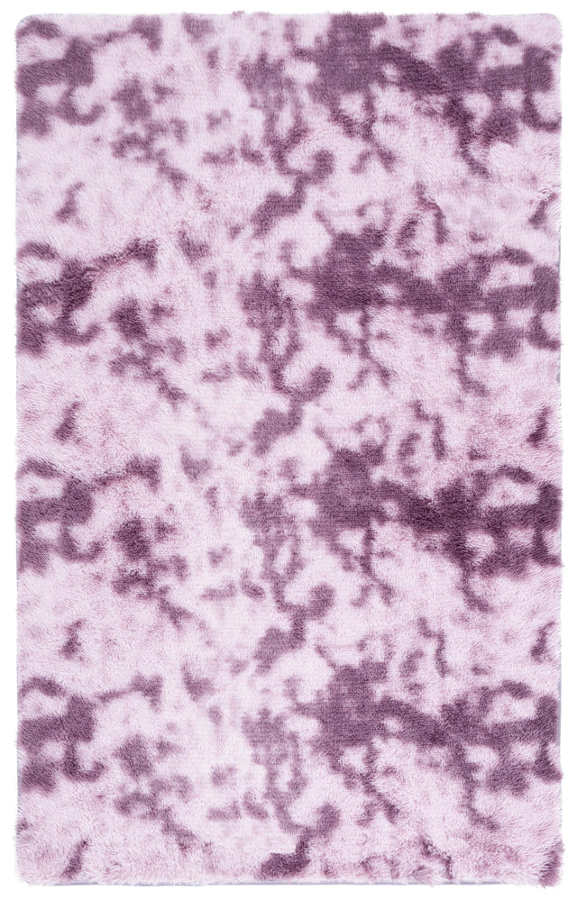 Safavieh Rainbow Shag Rbo100V Purple Rug.