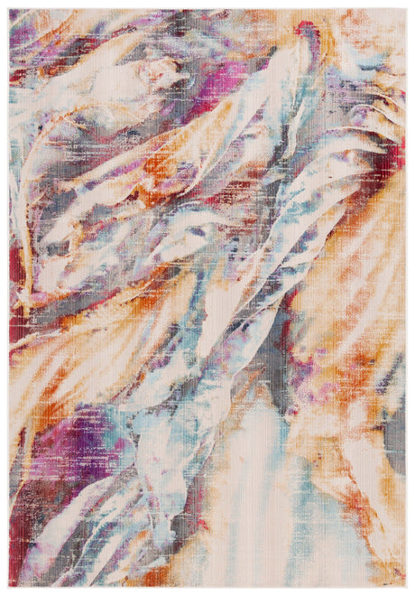 Safavieh Rainbow Rbw652M Blue/Gold Rug.