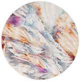 Safavieh Rainbow Rbw652M Blue/Gold Rug.