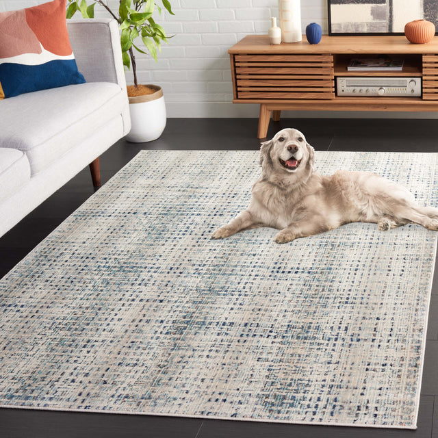 Safavieh Rainbow Rbw654M Blue/Ivory Rug.