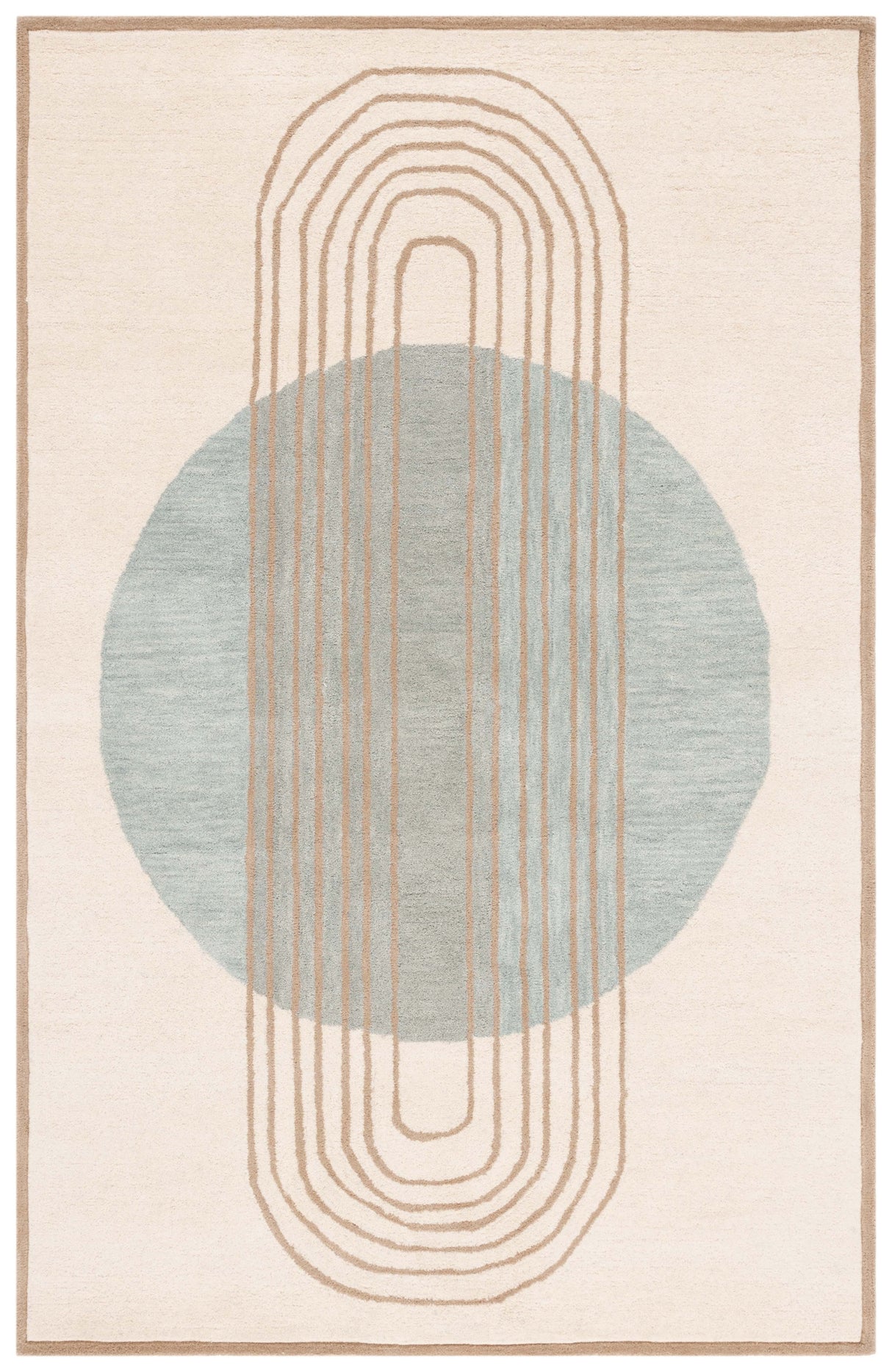 Safavieh Rodeo Drive Rd376A Ivory/Blue Rug.