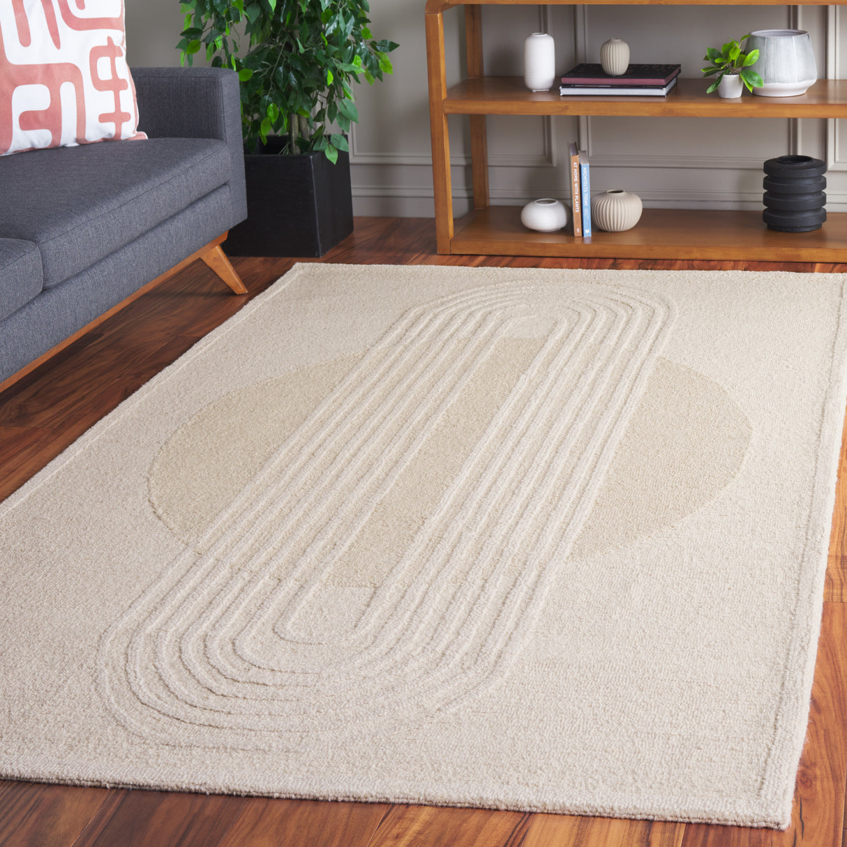 Safavieh Rodeo Drive Rd376B Ivory/Beige Rug.