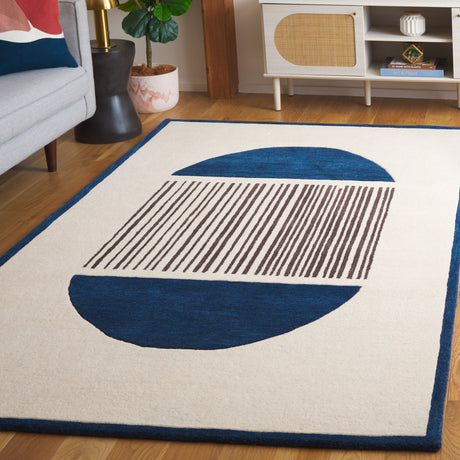 Safavieh Rodeo Drive Rd377N Ivory/Navy Rug.
