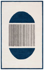 Safavieh Rodeo Drive Rd377N Ivory/Navy Rug.