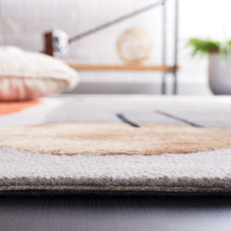 Safavieh Rodeo Rd401G Grey/Silver Rug.