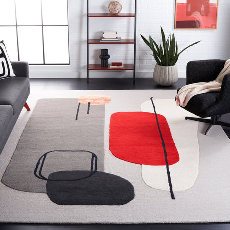 Safavieh Rodeo Rd401G Grey/Silver Rug.