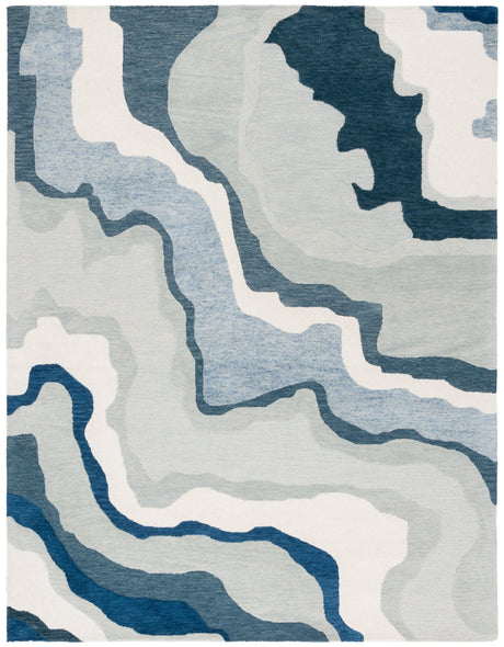 Safavieh Rodeo Rd406N Ivory/Navy Rug.