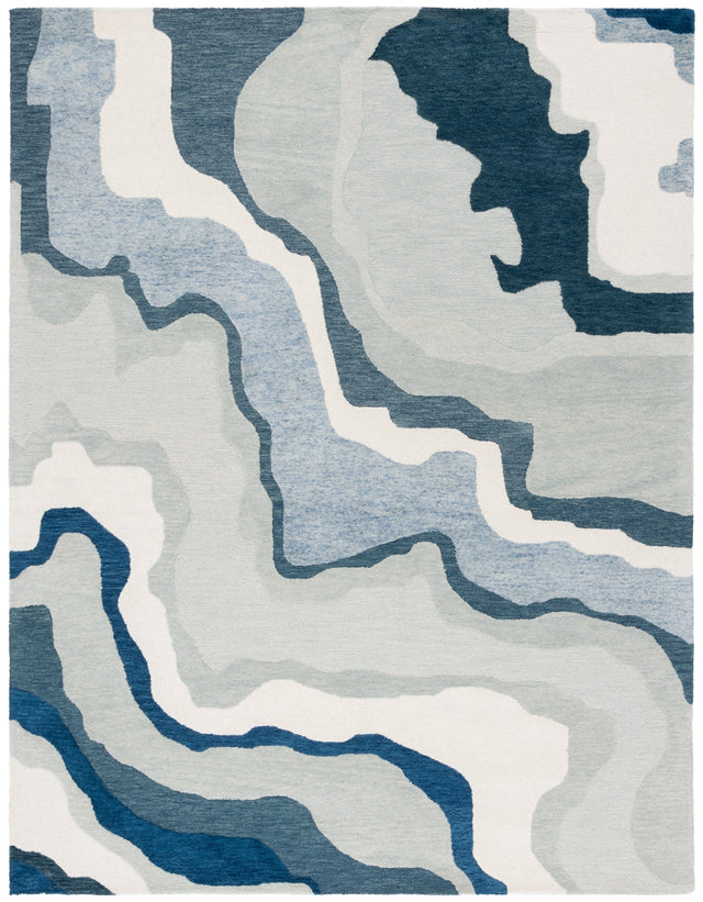Safavieh Rodeo Rd406N Ivory/Navy Rug.