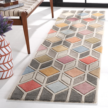 Safavieh Rodeo Drive Rd453F Grey/Beige Rug.