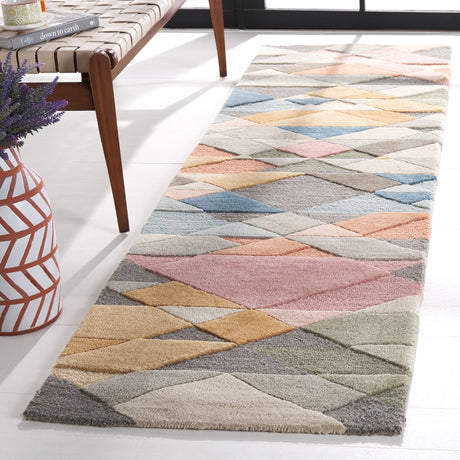 Safavieh Rodeo Drive Rd454F Grey/Blush Rug.