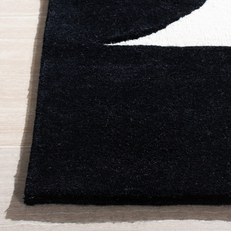 Safavieh Rodeo Drive Rd857A Ivory/Black Rug.