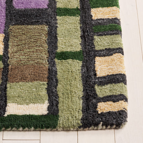 Safavieh Rodeo Drive Rd976Y Green/Purple Rug.