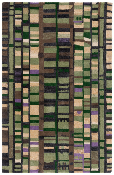 Safavieh Rodeo Drive Rd976Y Green/Purple Rug.