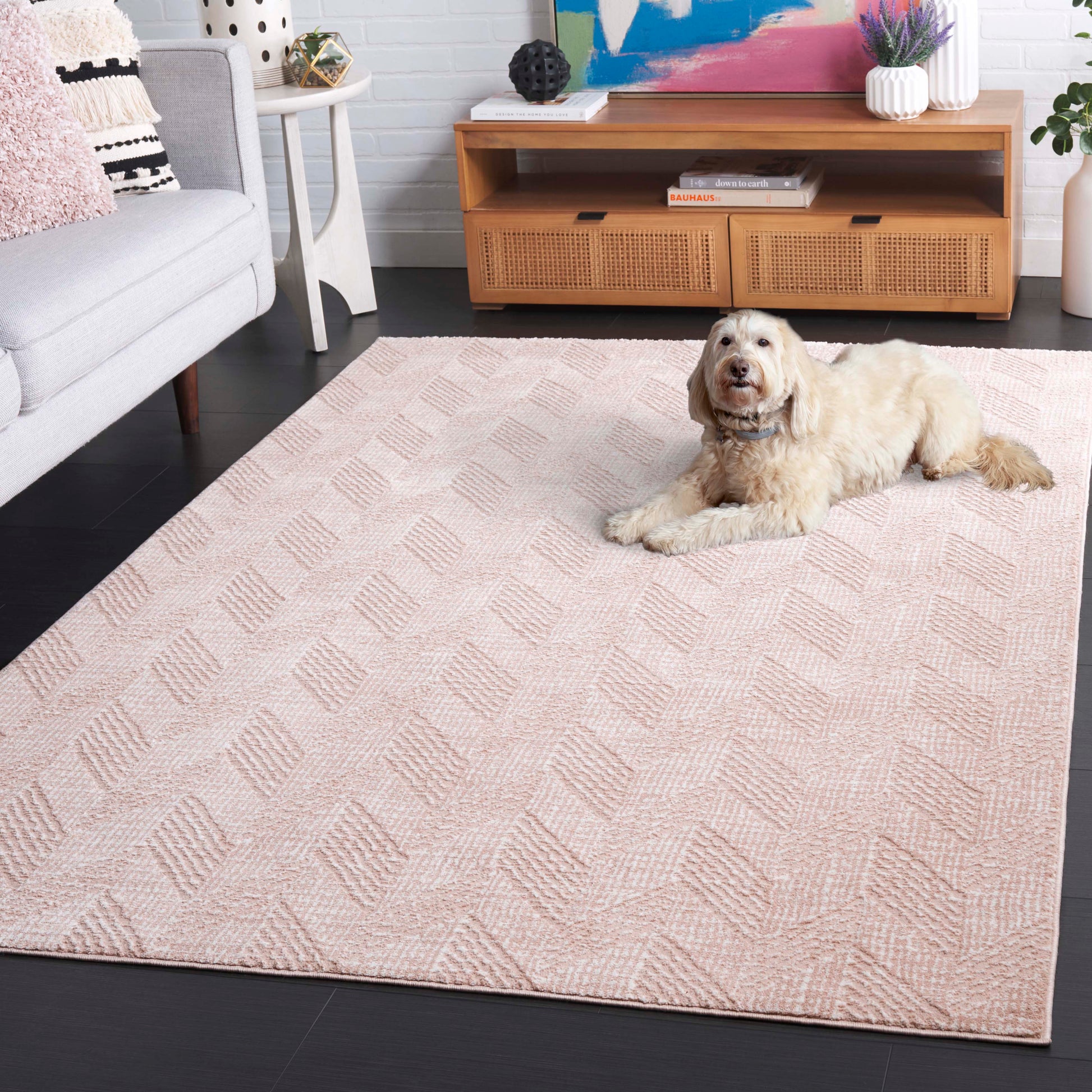 Safavieh Revive Rev122U Pink/Ivory Area Rug