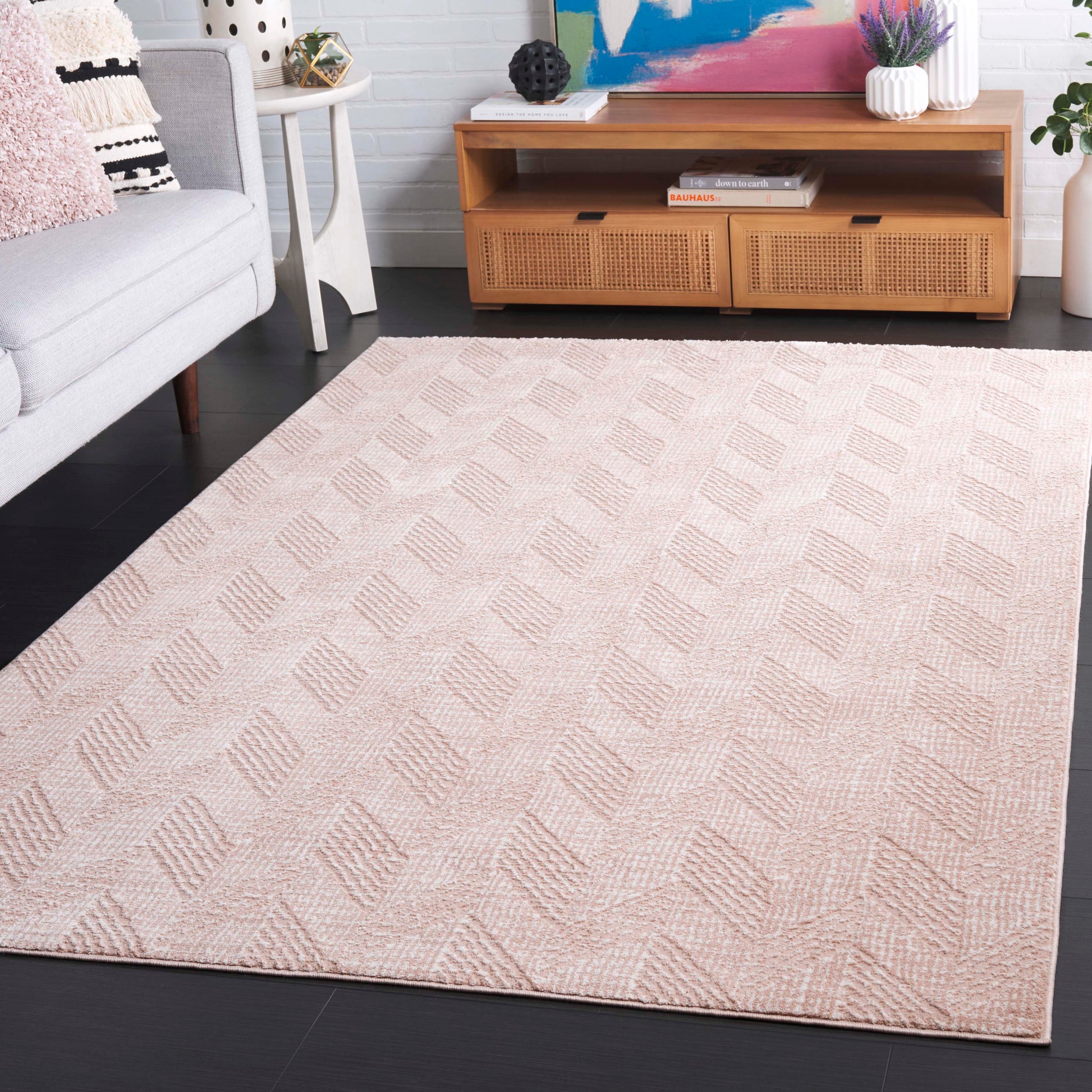 Safavieh Revive Rev122U Pink/Ivory Area Rug