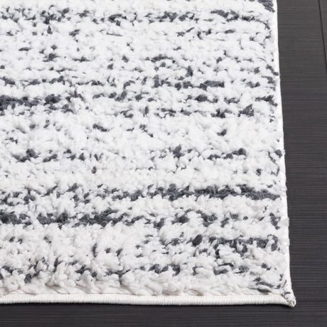 Safavieh Rumi Shag Rms110H Charcoal/Ivory Rug.