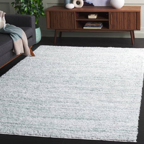 Safavieh Rumi Shag Rms110J Aqua/Ivory Rug.