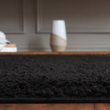 Safavieh Rumi Shag Rms120Z Black Rug.