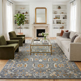 Amer Romania ROM-5 Orange / Gray area rug - lifestyle view