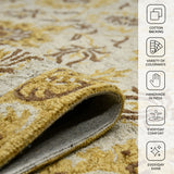 Amer Romania ROM-3 Gold area rug - infographic view
