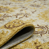 Amer Romania ROM-3 Gold area rug - rolled view
