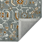Amer Romania ROM-5 Orange / Gray area rug - back view