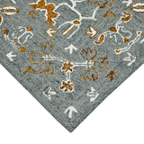 Amer Romania ROM-5 Orange / Gray area rug - corner view