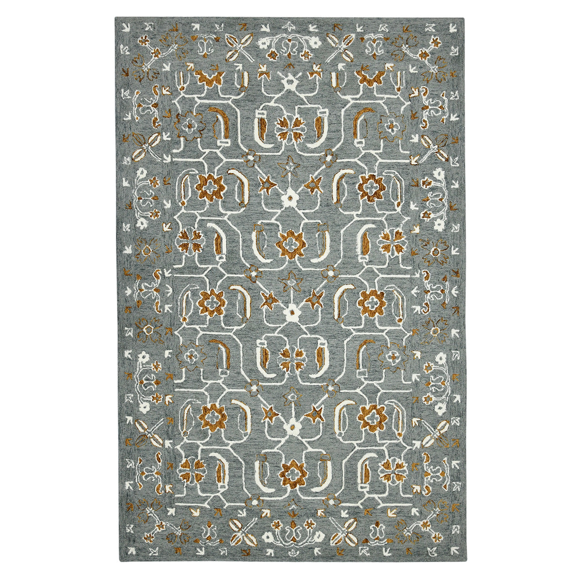 Amer Romania ROM-5 Orange / Gray area rug - product view