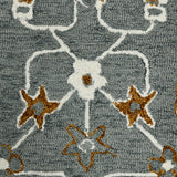 Amer Romania ROM-5 Orange / Gray area rug - color swatch view