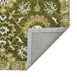 Amer Romania ROM-6 Olive Green area rug - back view