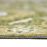 Amer Romania ROM-6 Olive Green area rug - profile view