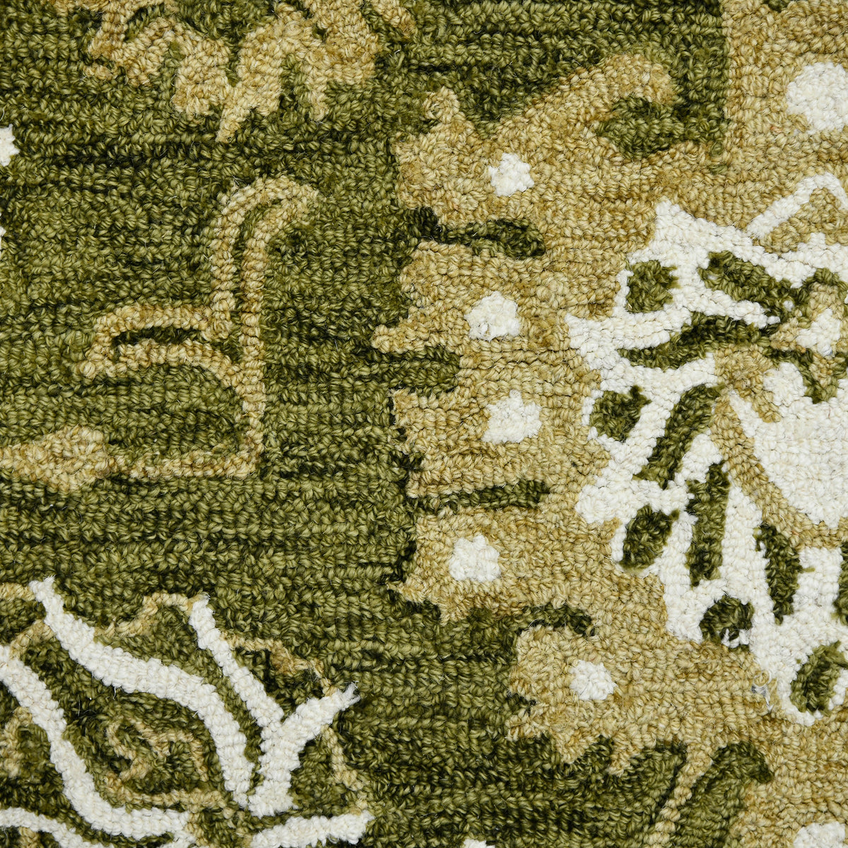 Amer Romania ROM-6 Olive Green area rug - color swatch view