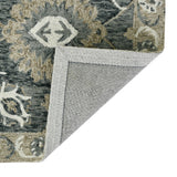 Amer Romania ROM-7 Gray area rug - back view