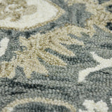 Amer Romania ROM-7 Gray area rug - close-up view