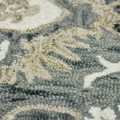 Amer Romania ROM-7 Gray area rug - close-up view
